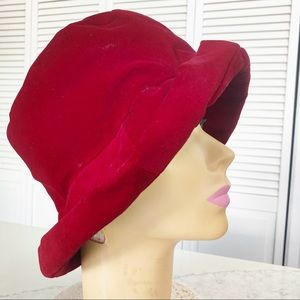 90’s Red Velvet Bucket Hat